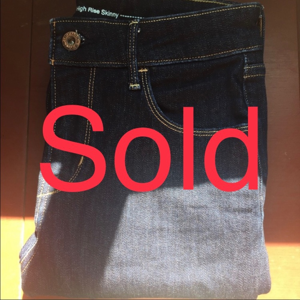 Levi’s high rise skinny jeans size 26